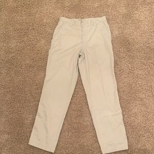 Perry Ellis Light Khaki Straight-Leg Chinos
